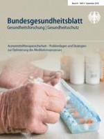 Bundesgesundheitsblatt - Gesundheitsforschung - Gesundheitsschutz 9/2018