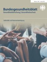 Bundesgesundheitsblatt - Gesundheitsforschung - Gesundheitsschutz 1/2019