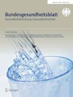 Bundesgesundheitsblatt - Gesundheitsforschung - Gesundheitsschutz 8/2019