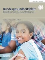 Bundesgesundheitsblatt - Gesundheitsforschung - Gesundheitsschutz 1/2020