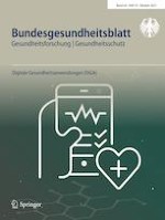 Bundesgesundheitsblatt - Gesundheitsforschung - Gesundheitsschutz 10/2021