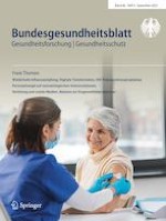 Bundesgesundheitsblatt - Gesundheitsforschung - Gesundheitsschutz 9/2023