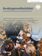 Bundesgesundheitsblatt - Gesundheitsforschung - Gesundheitsschutz 3/2024