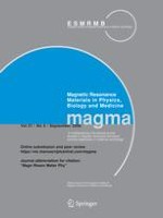 Magnetic Resonance Materials in Physics, Biology and Medicine 1/2008