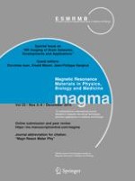 Magnetic Resonance Materials in Physics, Biology and Medicine 5-6/2010