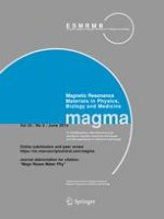 Magnetic Resonance Materials in Physics, Biology and Medicine 3/2012