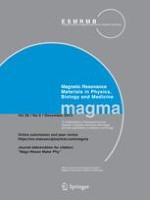 Magnetic Resonance Materials in Physics, Biology and Medicine 6/2013