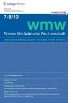 Wiener Medizinische Wochenschrift 7-8/2013