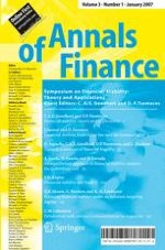 Annals of Finance 1/2007