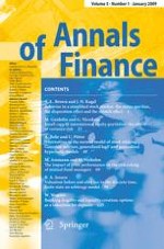 Annals of Finance 1/2009