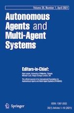 Autonomous Agents and Multi-Agent Systems 1/2021