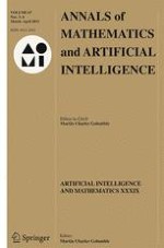 Annals of Mathematics and Artificial Intelligence 3-4/1998