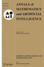 Annals of Mathematics and Artificial Intelligence 1/2008