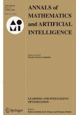 Annals of Mathematics and Artificial Intelligence 1-2/2010