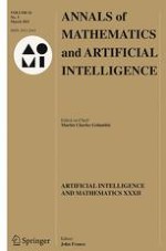 Annals of Mathematics and Artificial Intelligence 3/2011