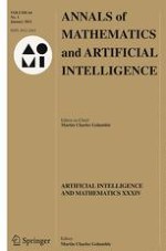 Annals of Mathematics and Artificial Intelligence 1/2012