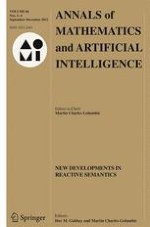 Annals of Mathematics and Artificial Intelligence 1-4/2012