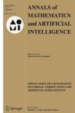Annals of Mathematics and Artificial Intelligence 4/2014
