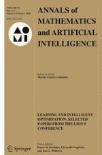 Annals of Mathematics and Artificial Intelligence 1-2/2016