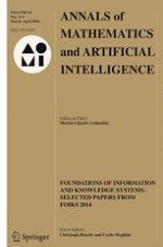 Annals of Mathematics and Artificial Intelligence 3-4/2016