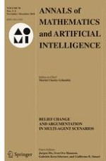 Annals of Mathematics and Artificial Intelligence 3-4/2016