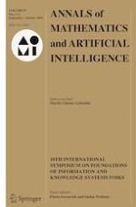 Annals of Mathematics and Artificial Intelligence 1-2/2019