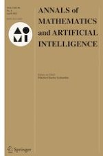 Annals of Mathematics and Artificial Intelligence 4/2022