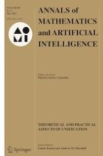 Annals of Mathematics and Artificial Intelligence 5/2022