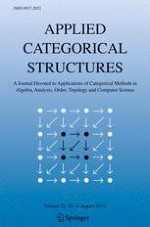 Applied Categorical Structures 4/2002