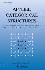 Applied Categorical Structures 2/2017