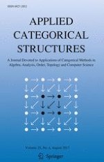 Applied Categorical Structures 4/2017