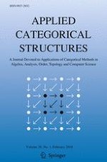 Applied Categorical Structures 1/2018