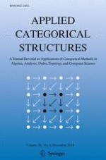 Applied Categorical Structures 6/2018