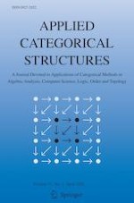 Applied Categorical Structures 2/2023