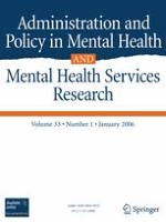 Administration and Policy in Mental Health and Mental Health Services Research 1/2006