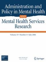 Administration and Policy in Mental Health and Mental Health Services Research 4/2006