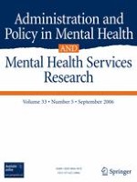 Administration and Policy in Mental Health and Mental Health Services Research 5/2006