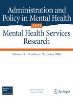 Administration and Policy in Mental Health and Mental Health Services Research 6/2006