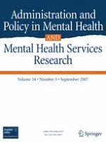 Administration and Policy in Mental Health and Mental Health Services Research 5/2007