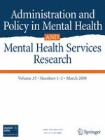 Administration and Policy in Mental Health and Mental Health Services Research 1-2/2008