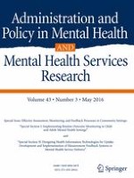 Administration and Policy in Mental Health and Mental Health Services Research 3/2016