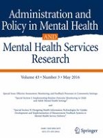 Administration and Policy in Mental Health and Mental Health Services Research 3/2016