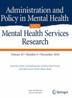 Administration and Policy in Mental Health and Mental Health Services Research 6/2016