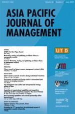Asia Pacific Journal of Management 2/2009