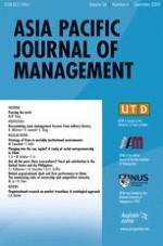 Asia Pacific Journal of Management 4/2009