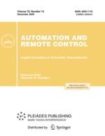 Automation and Remote Control 12/2009