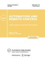 Automation and Remote Control 7/2009