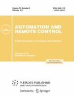 Automation and Remote Control 2/2012