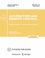 Automation and Remote Control 11/2013