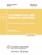 Automation and Remote Control 4/2013